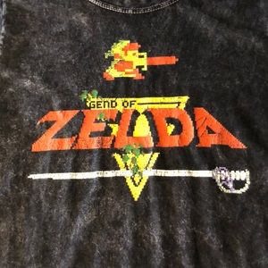 Legend of Zelda Vintage Acid Washed Shirt